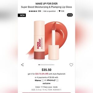 New Makeup Forever Gloss